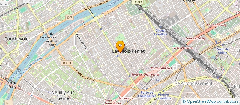localisation de l'entreprise AGILEASE CONSEIL à LEVALLOIS-PERRET