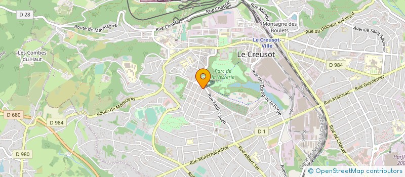 localisation de l'entreprise AGILEC à LE CREUSOT