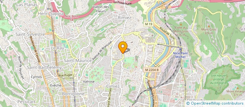 localisation de l'entreprise AGILEE à NICE