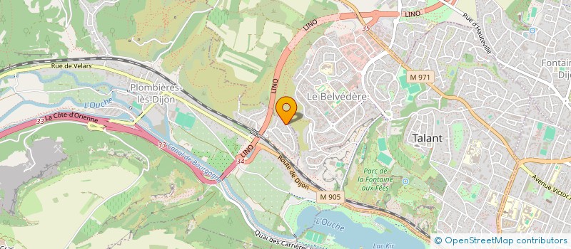 localisation de l'entreprise AGILEMO  PLOMBIERES-LES-DIJON