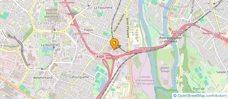localisation de l'entreprise AGILES  TOULOUSE