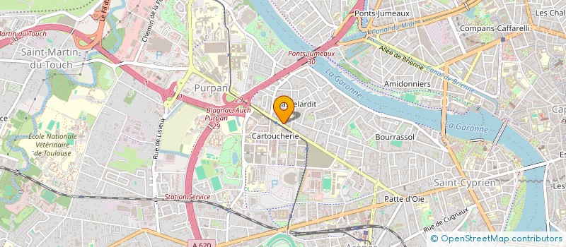 localisation de l'entreprise AGILIA à TOULOUSE