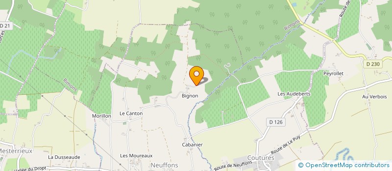 localisation de l'entreprise AGILIP  NEUFFONS