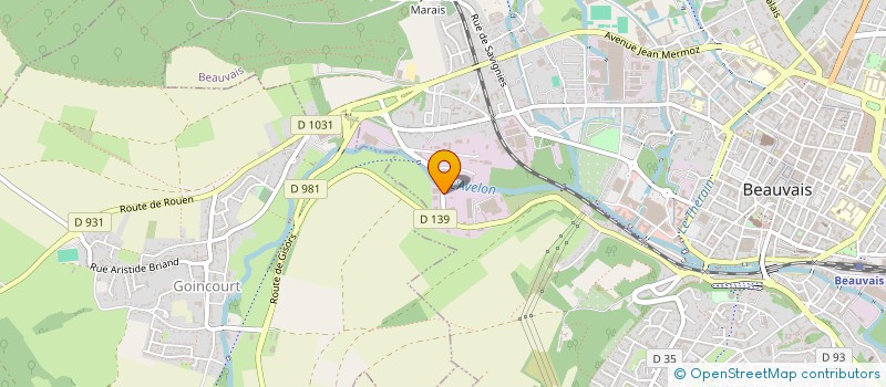 localisation de l'entreprise AGILIS à SAINT-QUENTIN