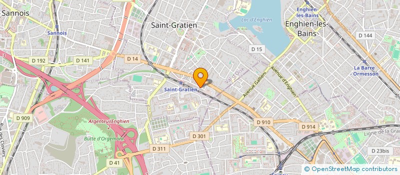 localisation de l'entreprise AGILISPHERE  SAINT-GRATIEN
