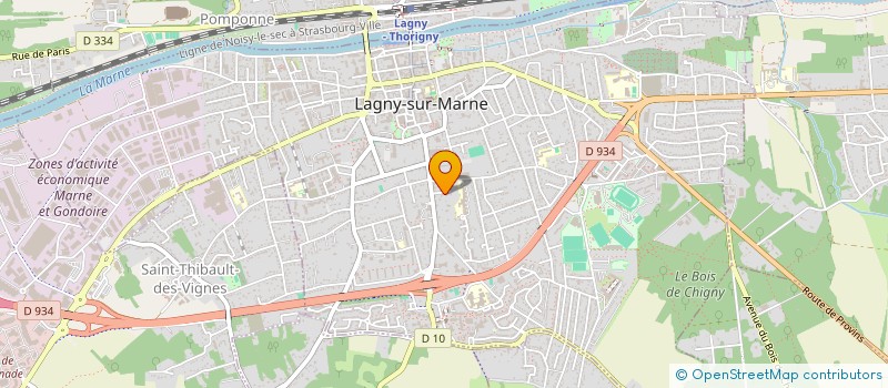 localisation de l'entreprise AGILITIS INVEST  LAGNY-SUR-MARNE