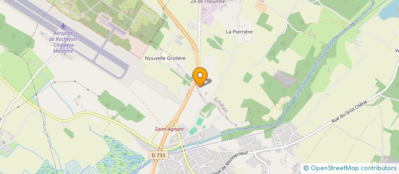 localisation de l'entreprise AGILITY CLUB DES CARRIERES NOIRES  ECHILLAIS