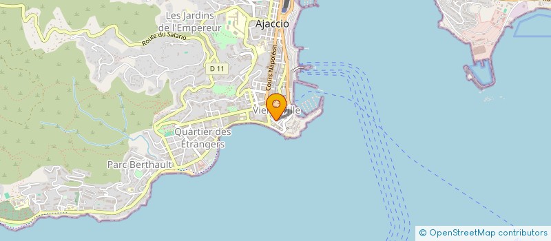 localisation de l'entreprise AGILLA à AJACCIO