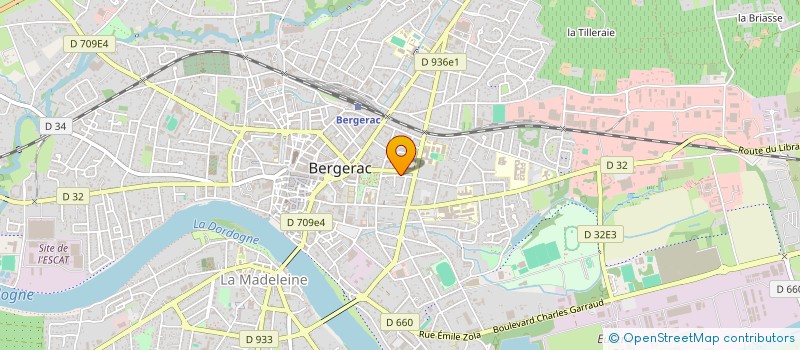 localisation de l'entreprise AGILNOV  BERGERAC