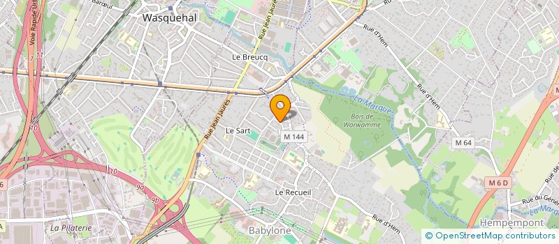 localisation de l'entreprise AGILTOO à VILLENEUVE-D'ASCQ