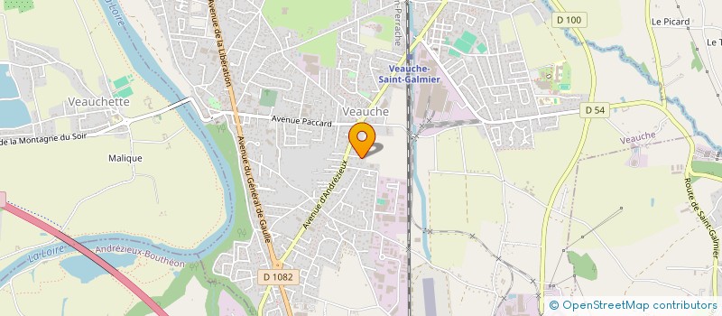 localisation de l'entreprise AGILYS  VEAUCHE