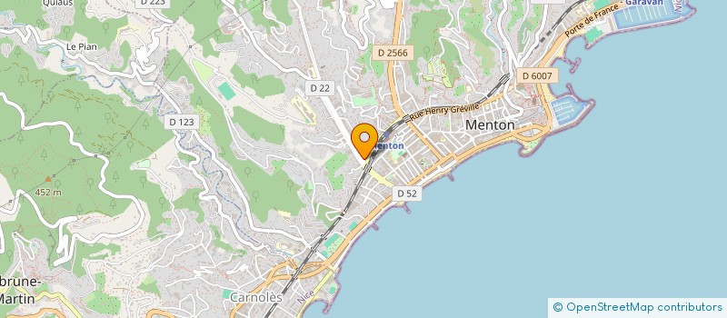 localisation de l'entreprise AGIM ADMINISTRA GESTION IMMEUBLES MENTON à MENTON
