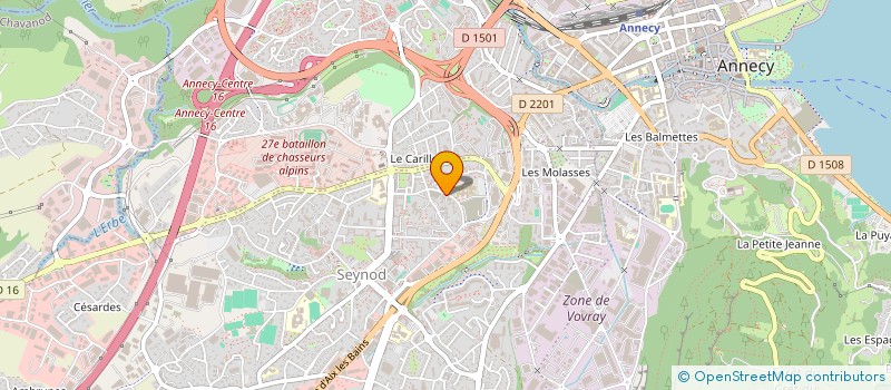 localisation de l'entreprise AGIME à ANNECY
