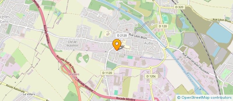 localisation de l'entreprise AGIMMA  AUBY