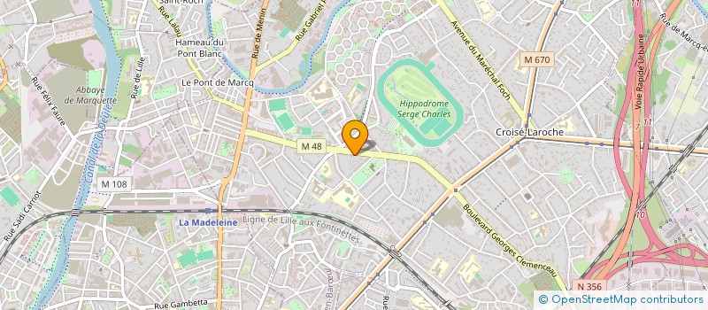 localisation de l'entreprise AGIMMO à MARCQ-EN-BARŒUL