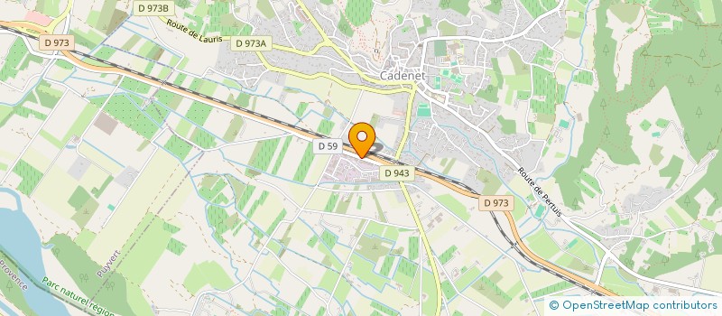 localisation de l'entreprise AGIMMO  CADENET