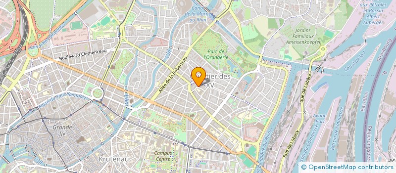 localisation de l'entreprise AGIMMO VICTOR à STRASBOURG