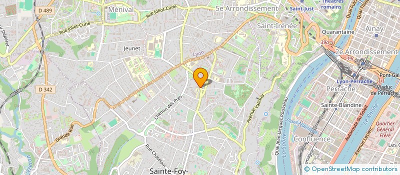 localisation de l'entreprise AGINO à SAINTE-FOY-LES-LYON