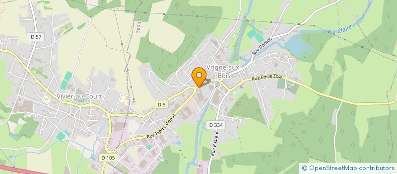 localisation de l'entreprise AGINODE CONNECT SASU à VRIGNE AUX BOIS