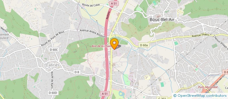 localisation de l'entreprise AGINVEST à AIX EN PROVENCE