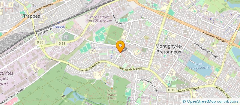 localisation de l'entreprise AGIPA 2000 à MONTIGNY-LE-BRETONNEUX