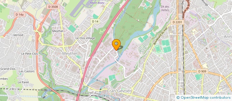 localisation de l'entreprise AGIPLAST-SIDEC à ANNECY