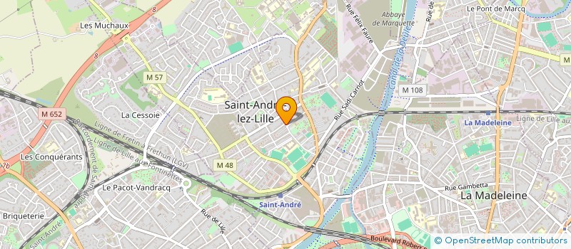 localisation de l'entreprise AGIR à SAINT-ANDRE-LEZ-LILLE