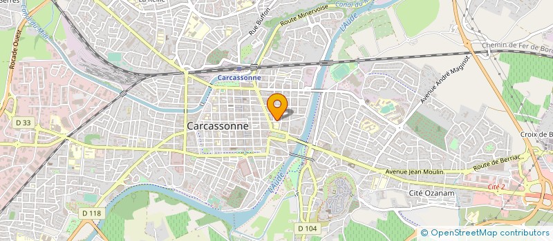 localisation de l'entreprise AGIR à CARCASSONNE
