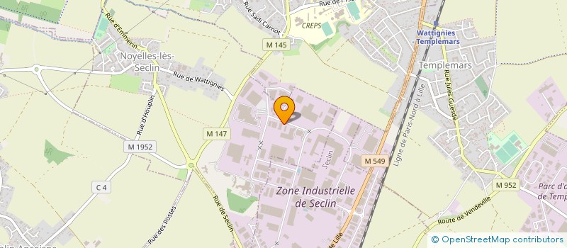 localisation de l'entreprise AGIR à NOYELLES-LES-SECLIN