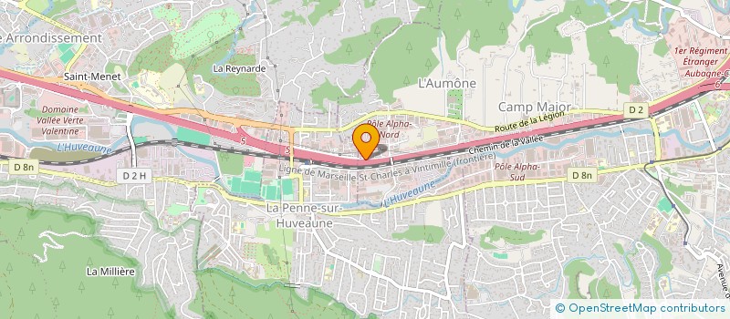 localisation de l'entreprise AGIR  AUBAGNE