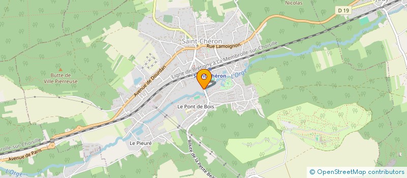 localisation de l'entreprise AGIR 3D à SAINT-CHERON