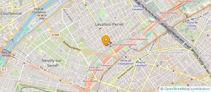 localisation de l'entreprise AGIR 3E à LEVALLOIS-PERRET