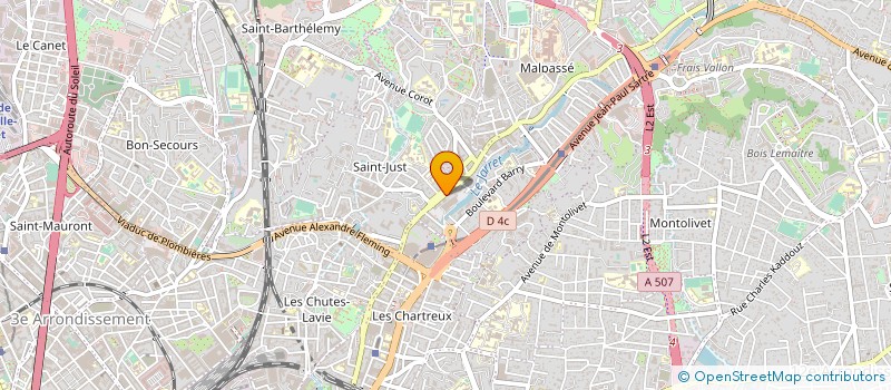 localisation de l'entreprise AGIR à MARSEILLE 13EME