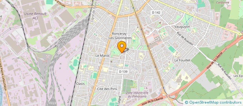localisation de l'entreprise AGIR 72 POUR VIVRE ENSEMBLE à LE MANS