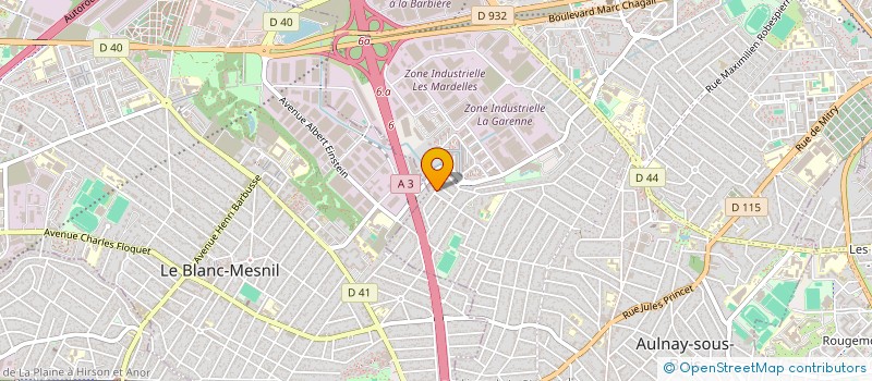 localisation de l'entreprise AGIR à AULNAY-SOUS-BOIS