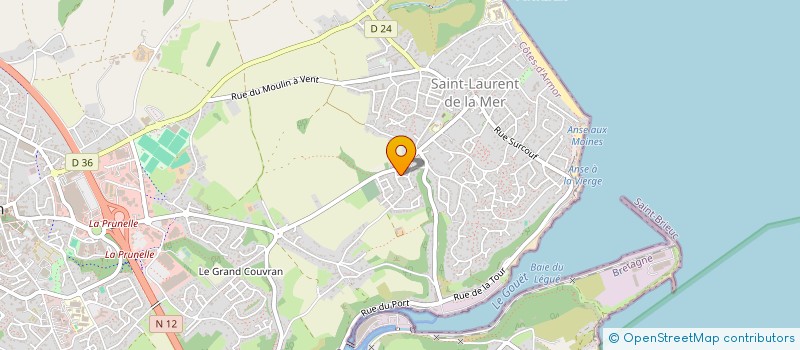 localisation de l'entreprise AGIR  PLERIN