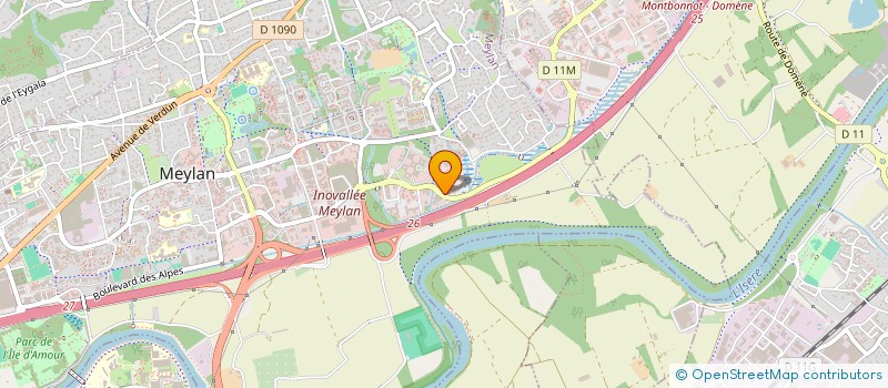 localisation de l'entreprise AGIR A DOM à MEYLAN