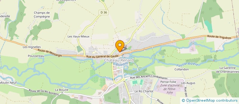 localisation de l'entreprise AGIR ACTIVEMENT AUJOURD'HUI (3A) à CHATEAU-RENARD