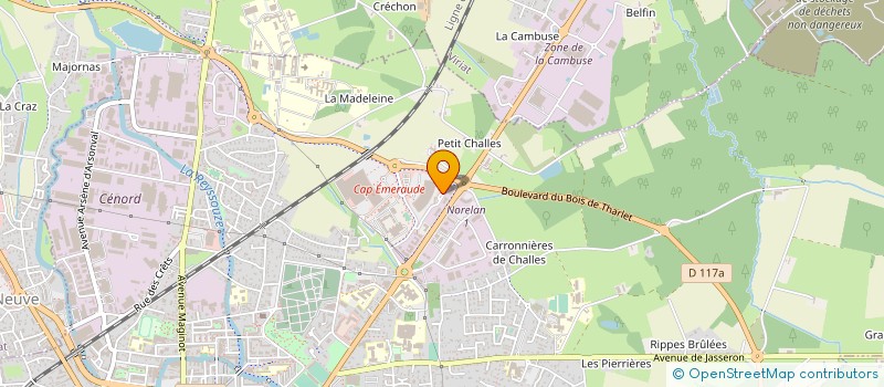 localisation de l'entreprise AGIR - AUDIT ET GESTION à BOURG-EN-BRESSE