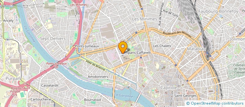 localisation de l'entreprise AGIR AVEC AMIS PARENTS ET PROFESSIONNELS POUR LES PERSONNES EN SITUATION DE HANDICAP à TOULOUSE