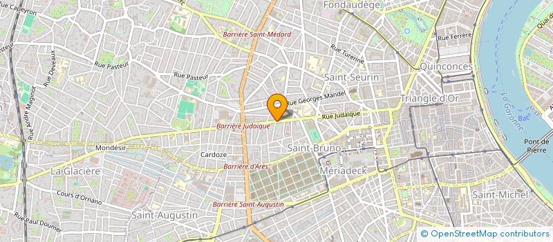 localisation de l'entreprise AGIR BORDEAUX GARDIENNAGE à BORDEAUX