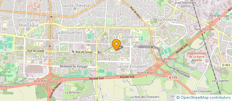 localisation de l'entreprise AGIR CONTRE LE CHOMAGE - AC 35 à RENNES