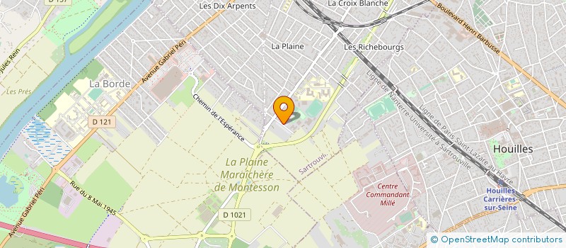 localisation de l'entreprise AGIR DANS LA CITE à SARTROUVILLE