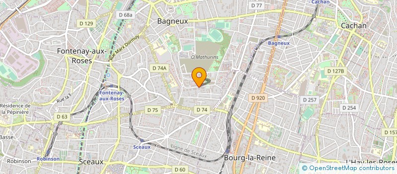 localisation de l'entreprise AGIR DEVELOPPEMENT METHODOLOGIQUE INTEGR  BAGNEUX