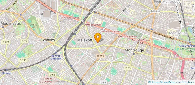 localisation de l'entreprise AGIR ELECTRONIQUE à MALAKOFF