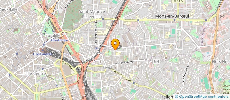 localisation de l'entreprise AGIR ENSEMBLE à LILLE