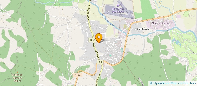 localisation de l'entreprise AGIR ENSEMBLE  FAYENCE