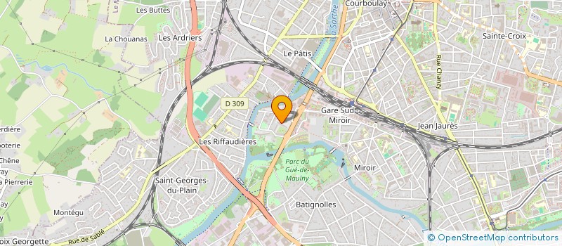 localisation de l'entreprise AGIR ENSEMBLE 72 à LE MANS
