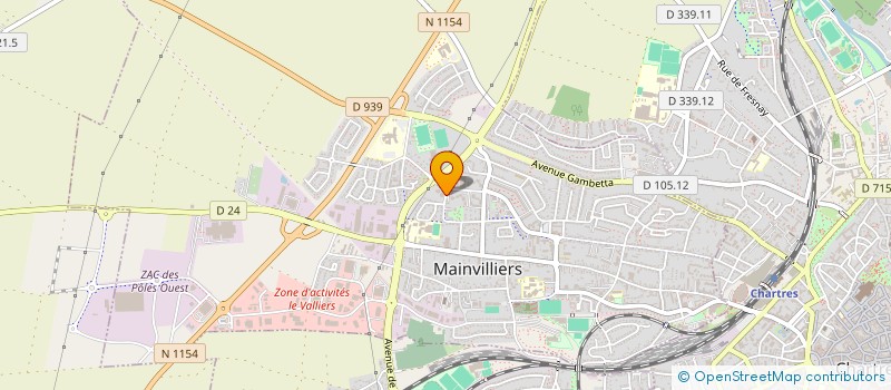 localisation de l'entreprise AGIR ENSEMBLE à MAINVILLIERS