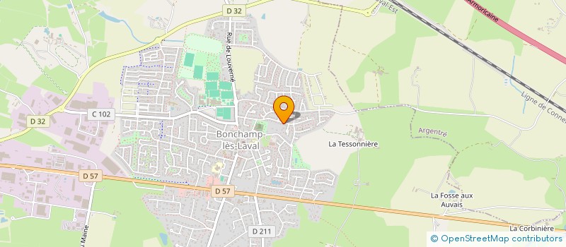 localisation de l'entreprise AGIR ENSEMBLE A BONCHAMP  BONCHAMP-LES-LAVAL